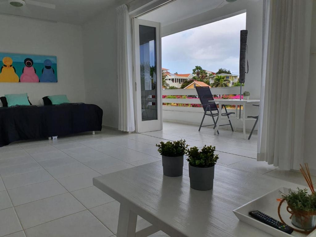 Istumisnurk majutusasutuses B1 APARTMENT with Balcony at JAN THIEL Curacao