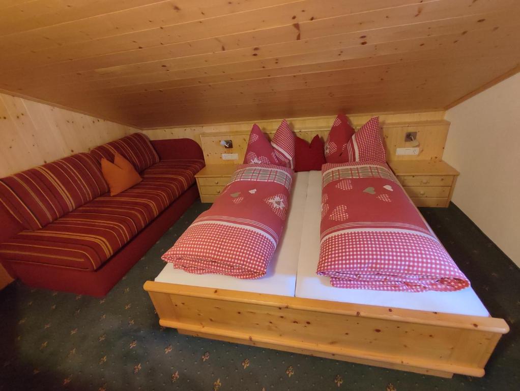 Postel nebo postele na pokoji v ubytování Veitenhof