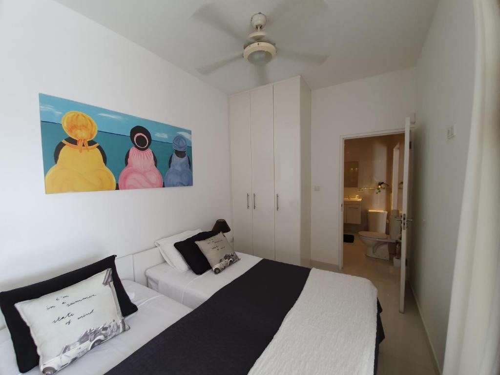 Postel nebo postele na pokoji v ubytování C APARTMENT at JAN THIEL Curacao