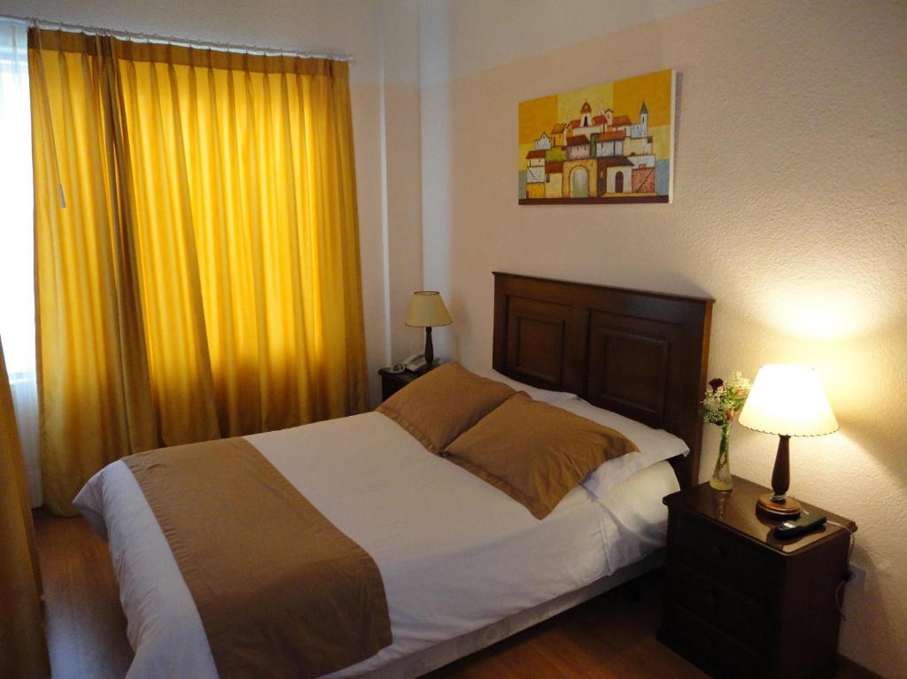 Postel nebo postele na pokoji v ubytování Hotel Rincón Escandinavo