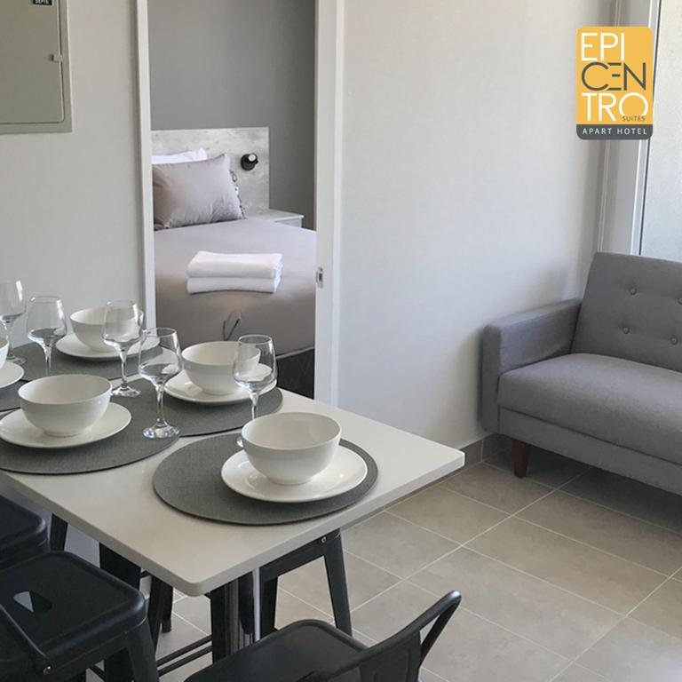 Voodi või voodid majutusasutuse Epicentro Suites Apart Hotel - Temuco toas