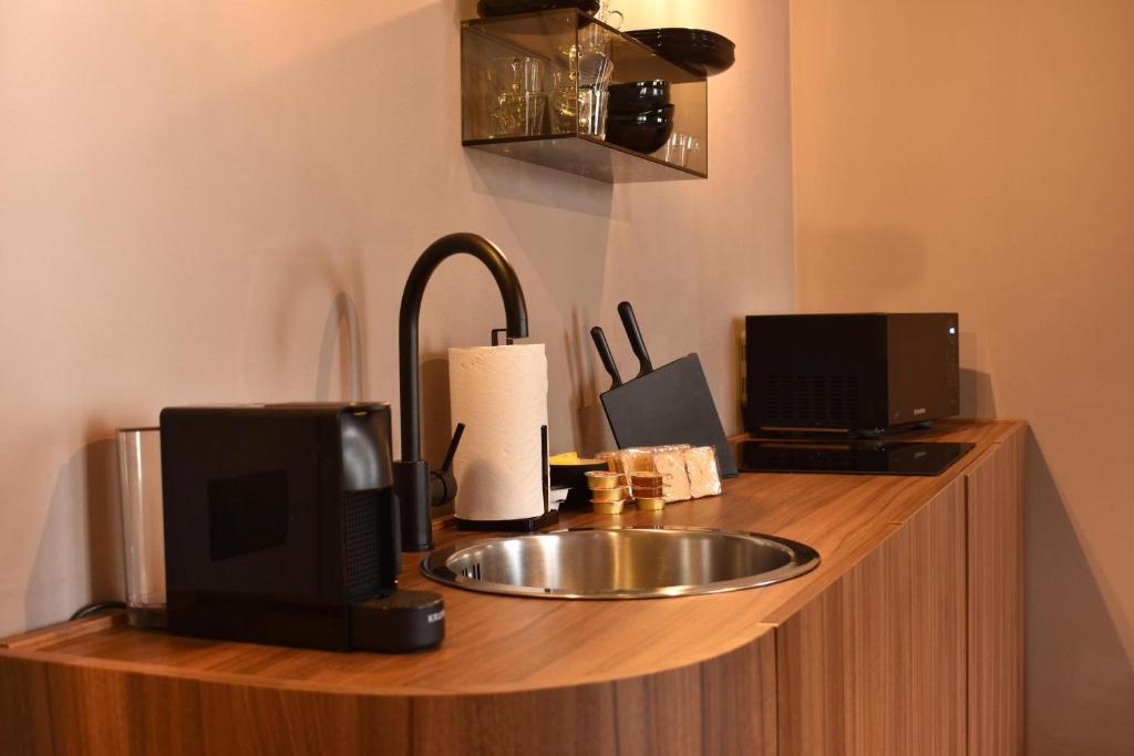 Kuchyňa alebo kuchynka v ubytovaní Welc-ōm Santa Giustina apartment