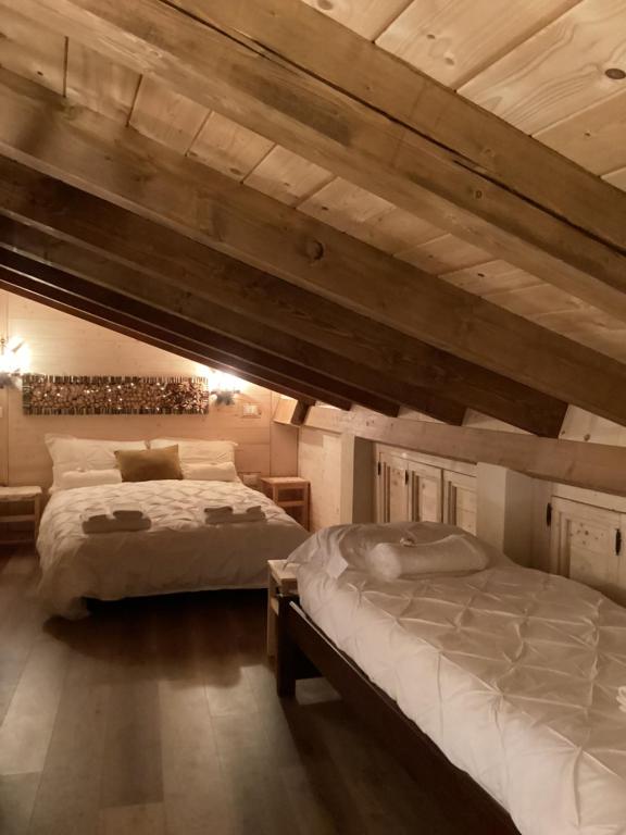 Postel nebo postele na pokoji v ubytování dolceMente