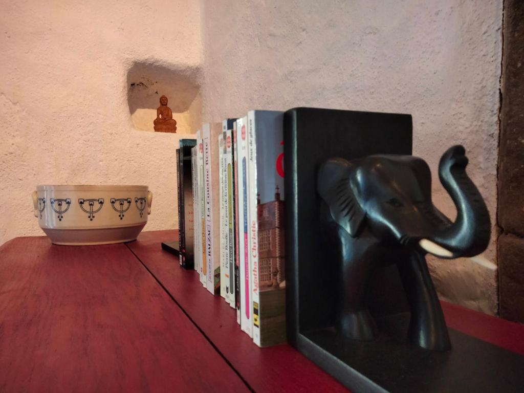 Knihovna v bed and breakfast