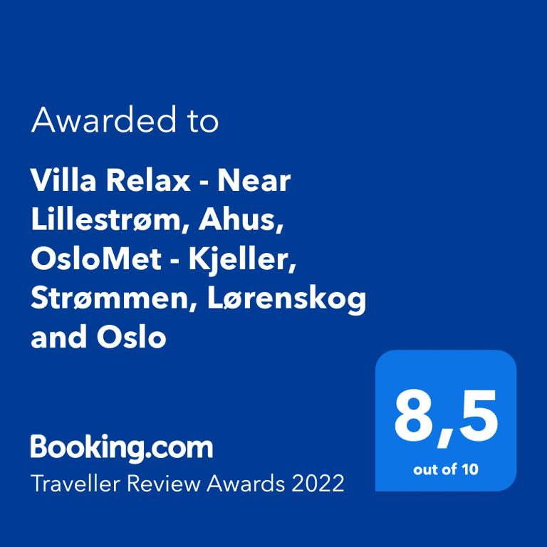 Villa Relax - Near Lillestrøm, Ahus, OsloMet - Kjeller, Strømmen, Lørenskog  and Oslo, Lillestrøm – Updated 2022 Prices