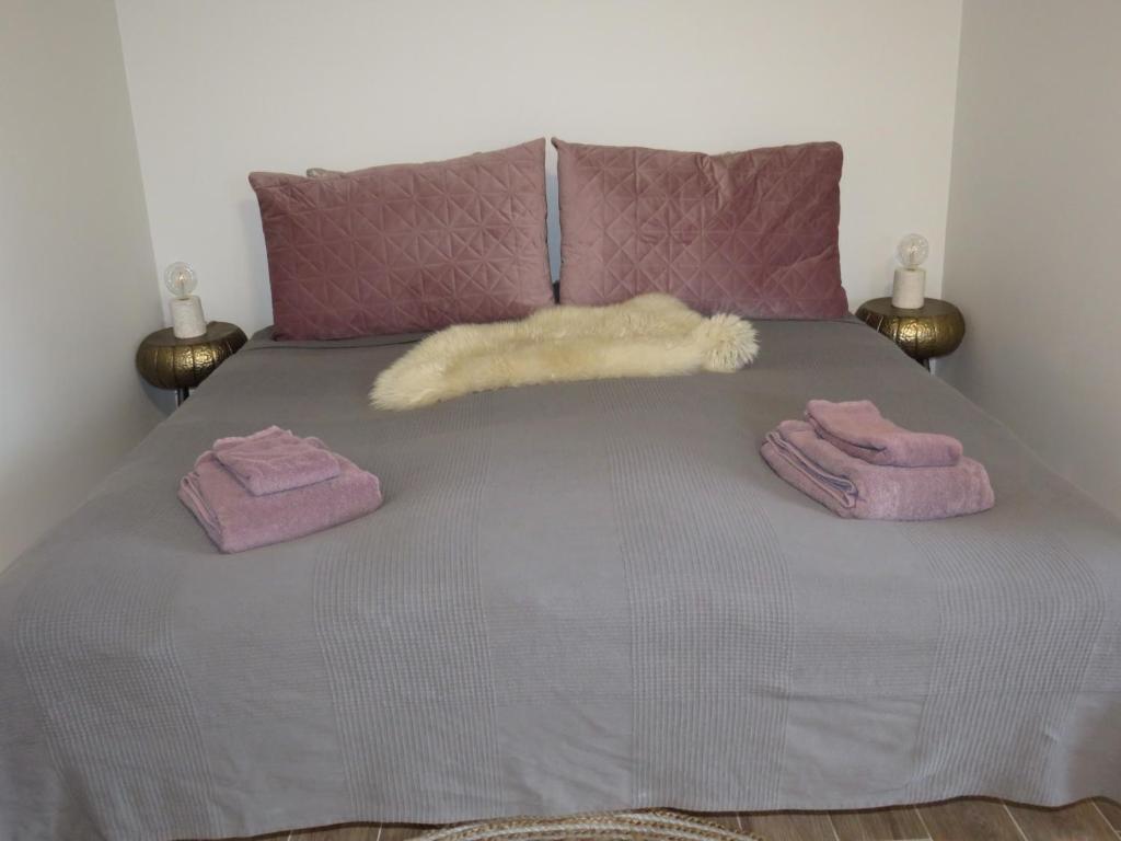Letto o letti in una camera di Bøgelund Sleep-in