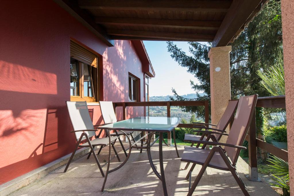 Balkón nebo terasa v ubytování Casa de Sabela