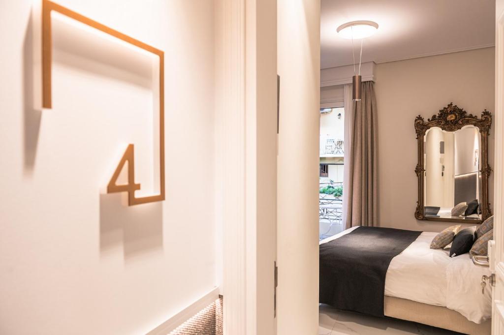 Posteľ alebo postele v izbe v ubytovaní Silo Luxury Rooms