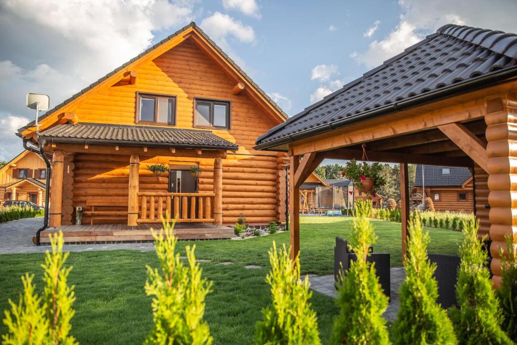 Zahrada ubytování Zrúboček / Log Cabin