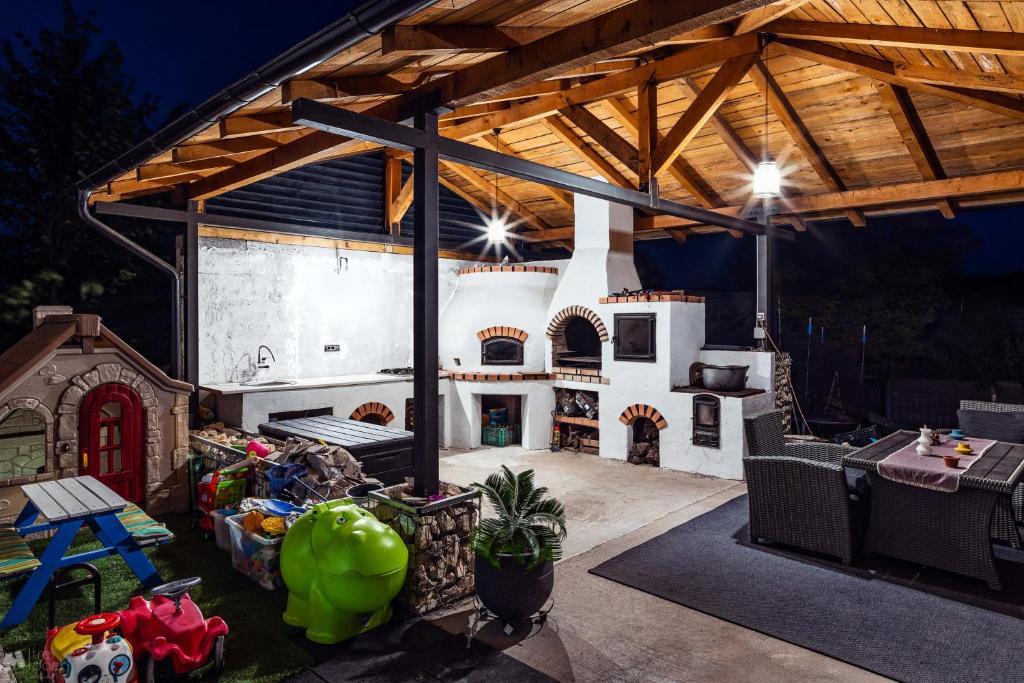 Patio nebo venkovní prostory v ubytování Delta MAYANKA