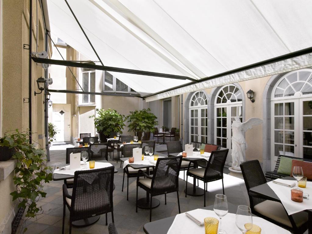 Restaurace v ubytování Hotel Damier Kortrijk