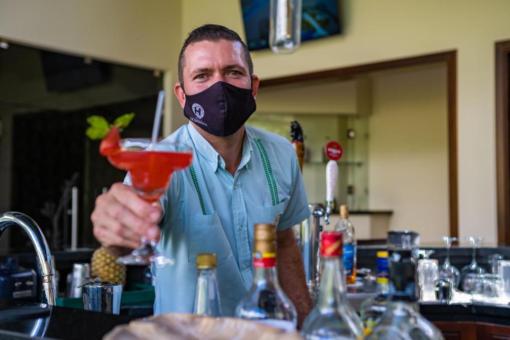 Clientes alojados en Hotel Lomas del Volcan