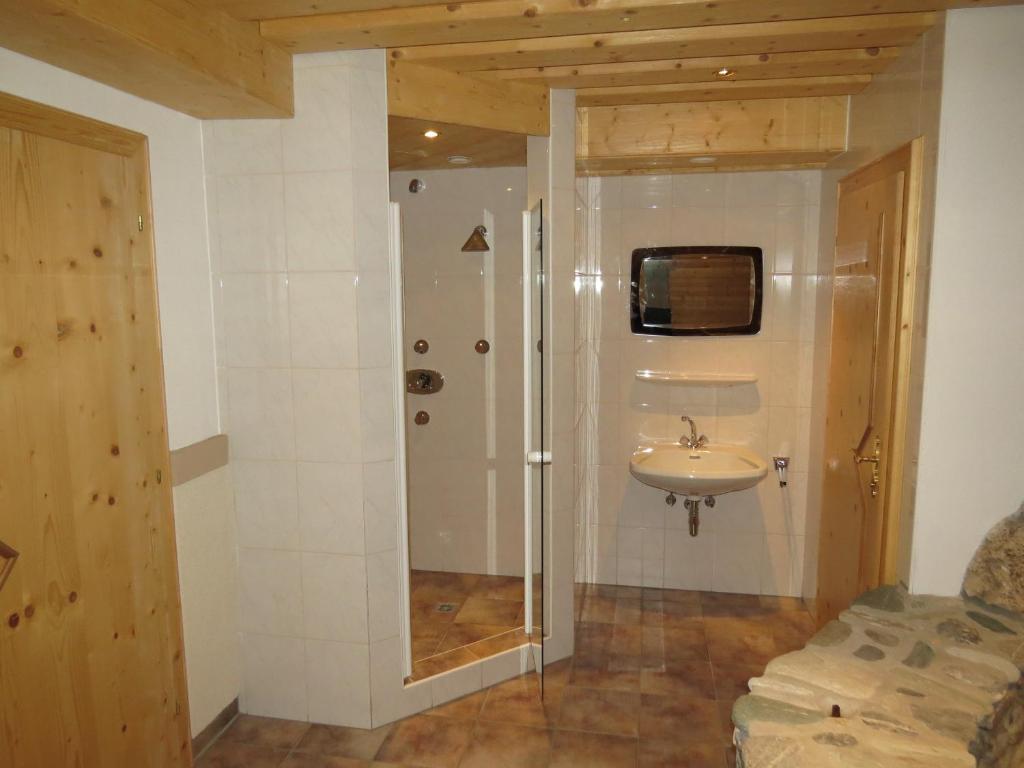 Kúpeľňa v ubytovaní Landhaus Dorfer