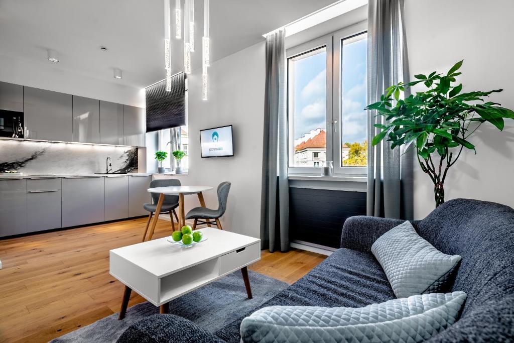 Posedenie v ubytovaní Koszykowa Suite - apartament w centrum Warszawy!