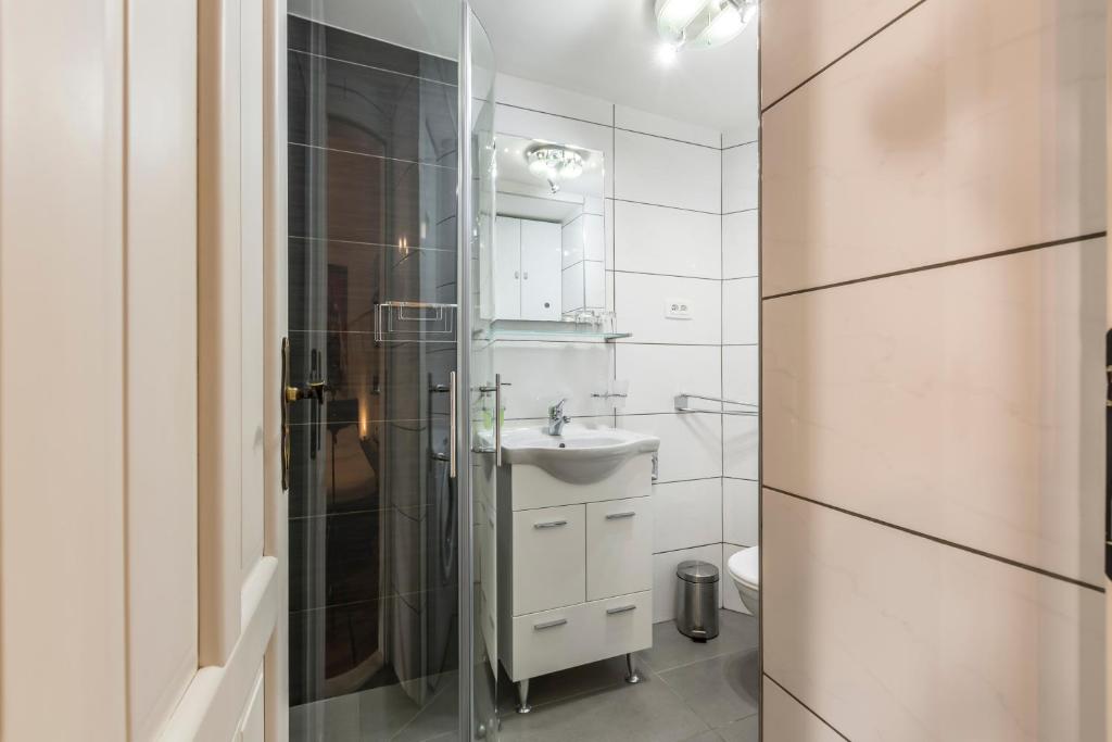 Kúpeľňa v ubytovaní ToMaDi Residence