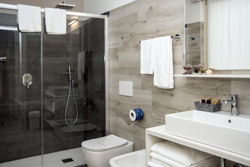Kúpeľňa v ubytovaní Camelot Appartamenti - Business e Holiday