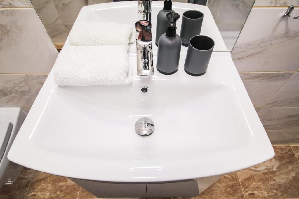 Kúpeľňa v ubytovaní Apartament City Center Standard 6