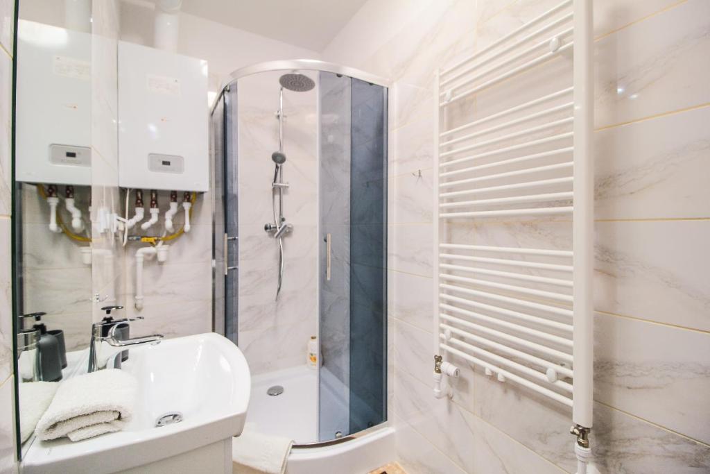 Kúpeľňa v ubytovaní Apartament City Center Standard 6