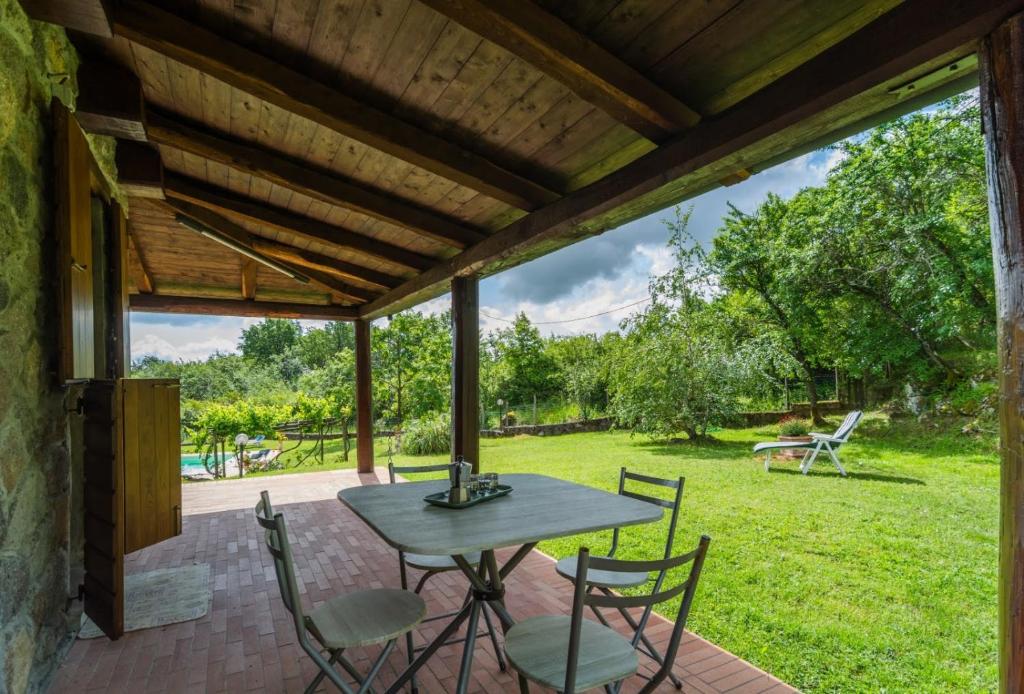 Vonkajšia záhrada v ubytovaní Podere Mezzavia by VacaVilla