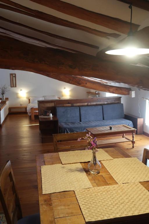 Posezení v ubytování Casa Barría