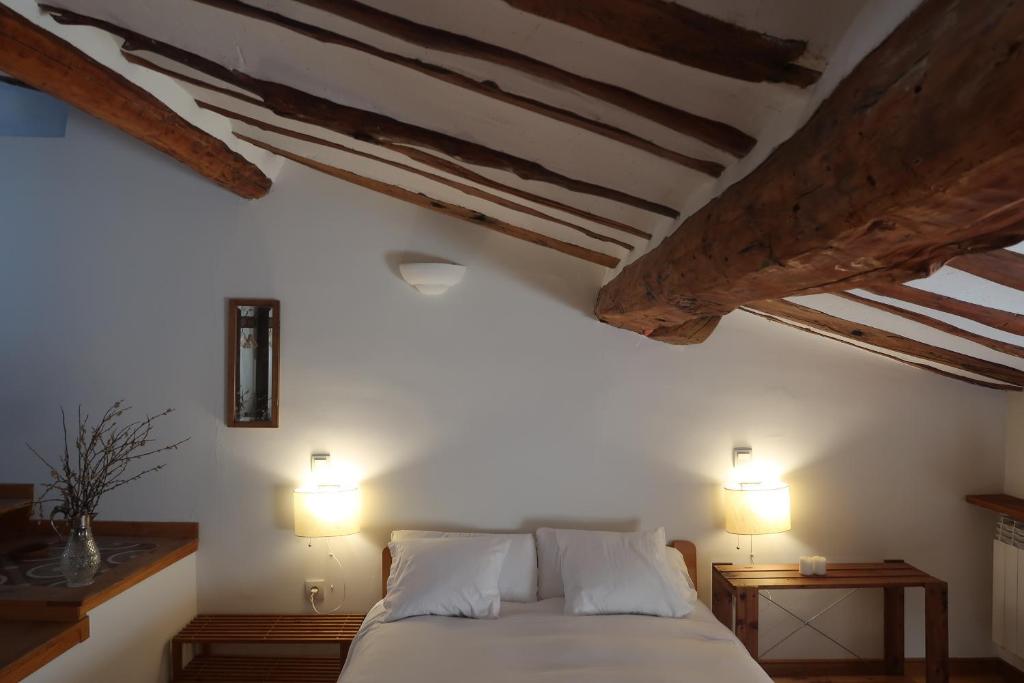 Postel nebo postele na pokoji v ubytování Casa Barría