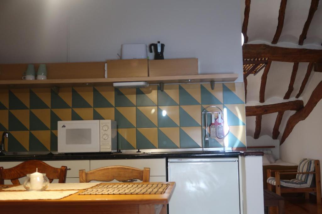 Kuchyň nebo kuchyňský kout v ubytování Casa Barría