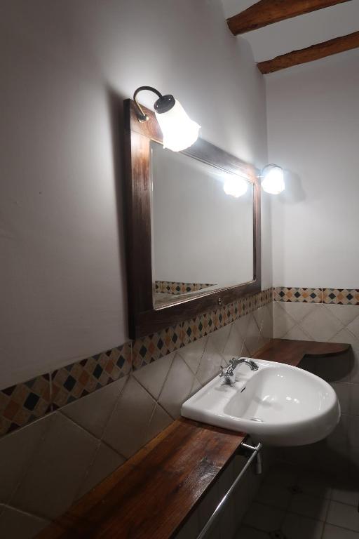 Koupelna v ubytování Casa Barría