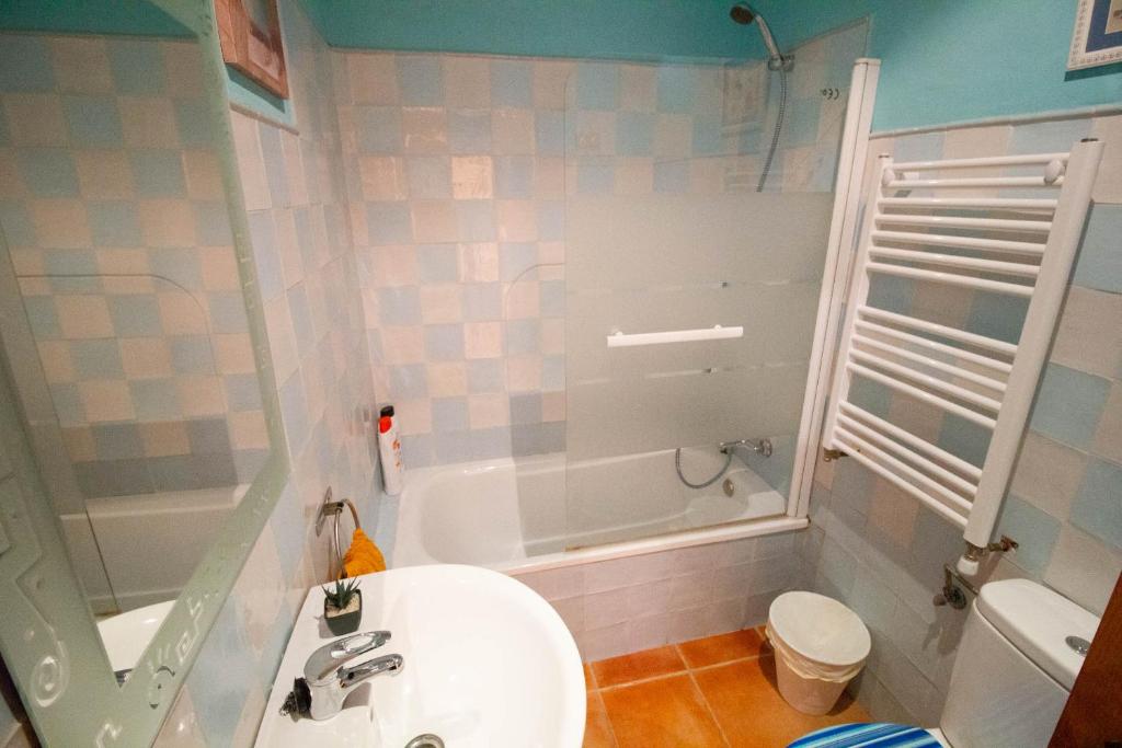 Kúpeľňa v ubytovaní Casa Rural El Fuentarro