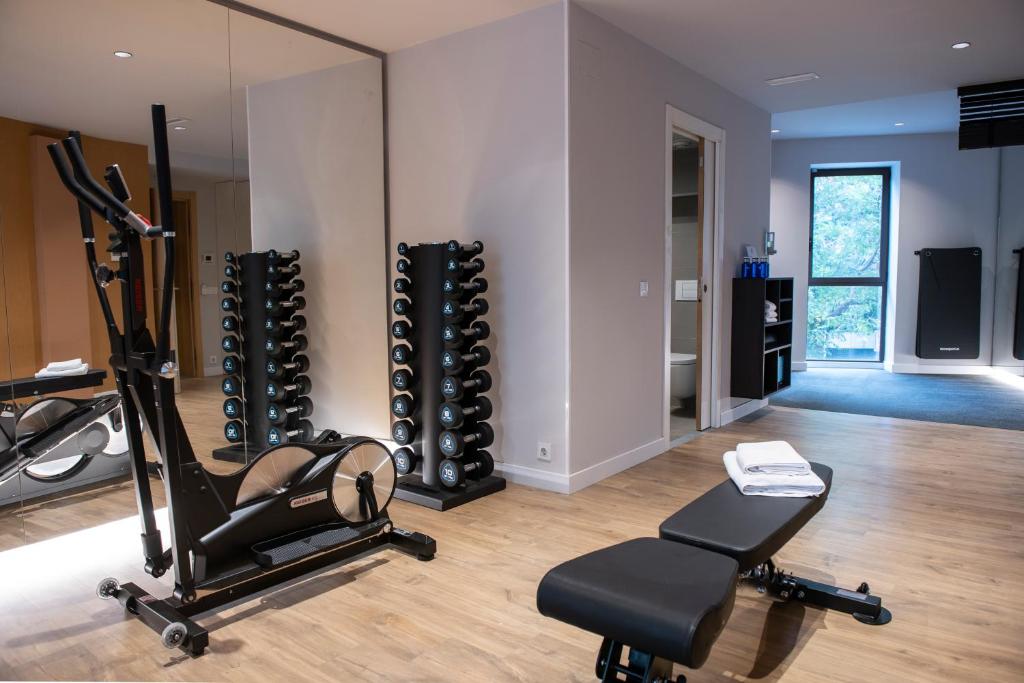 Fitness centrum a/nebo fitness zařízení v ubytování MH Apartments Urban