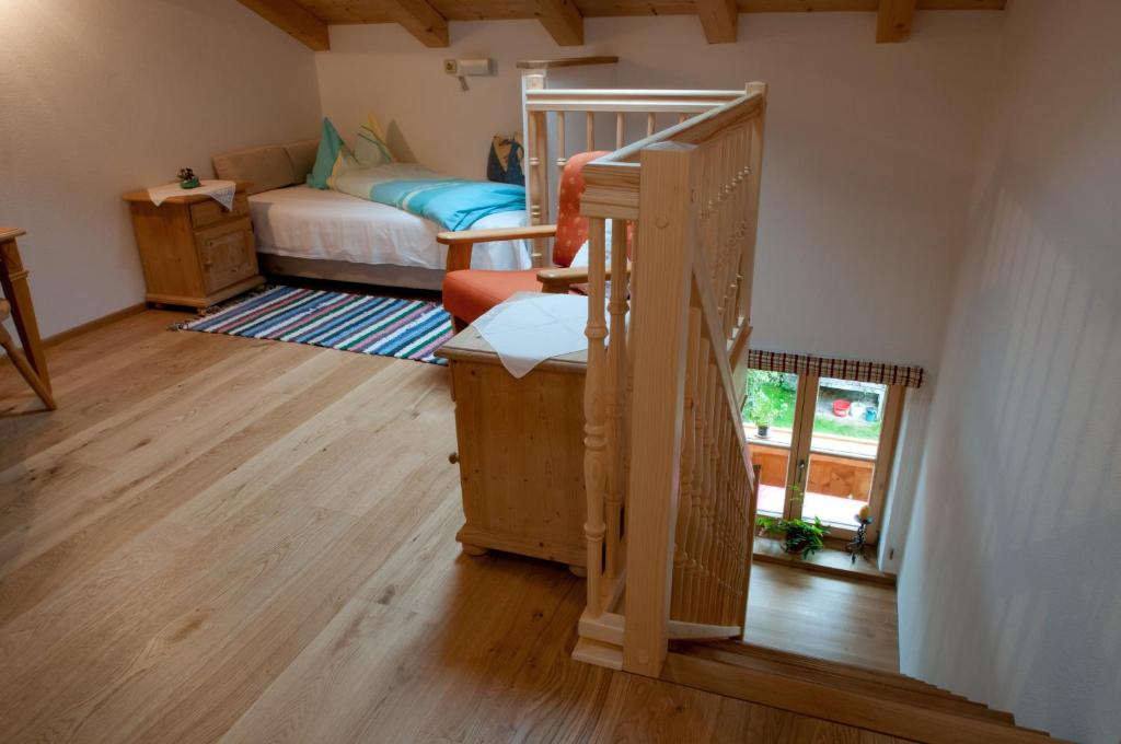 Postel nebo postele na pokoji v ubytování Hoderhof