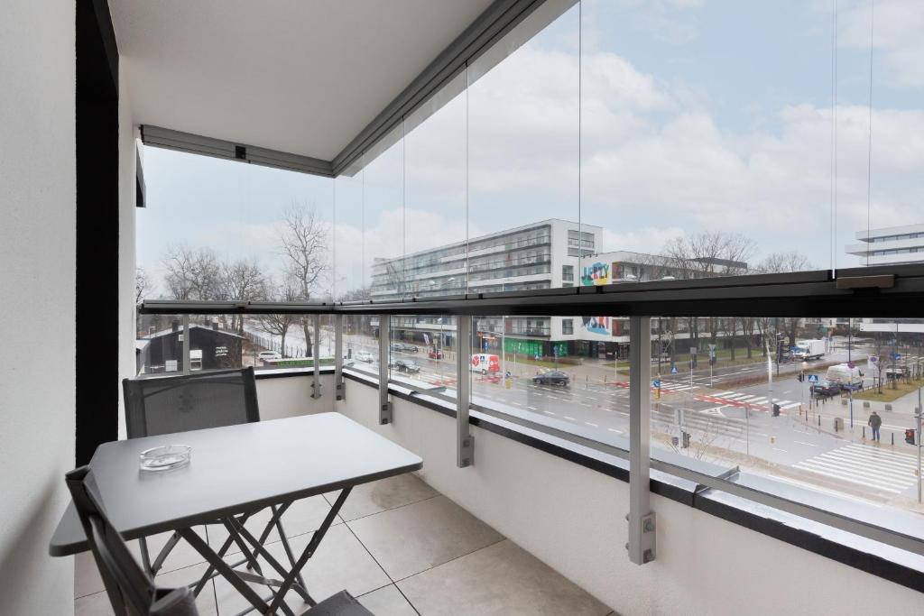 Balkón alebo terasa v ubytovaní Artistic Żoliborz Apartments by Noclegi Renters