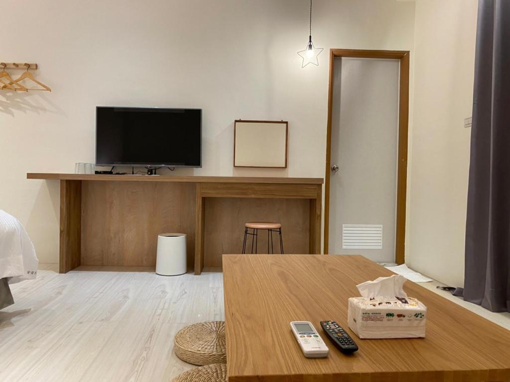 TV a/nebo společenská místnost v ubytování An An Homestay