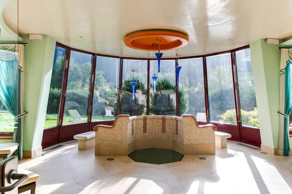 Posezení v ubytování Smy Koflerhof Wellness & Spa Dolomiti