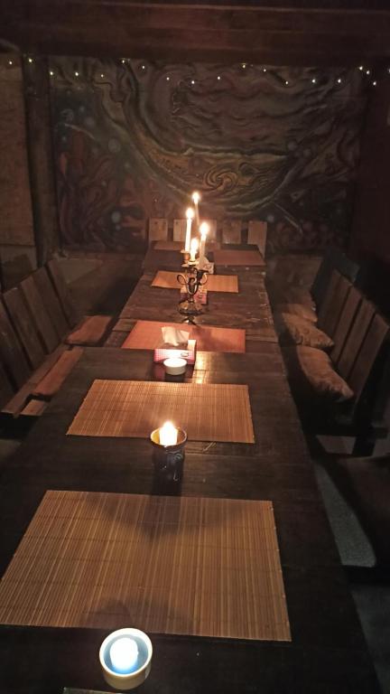 Posezení v ubytování Bunker Hostel