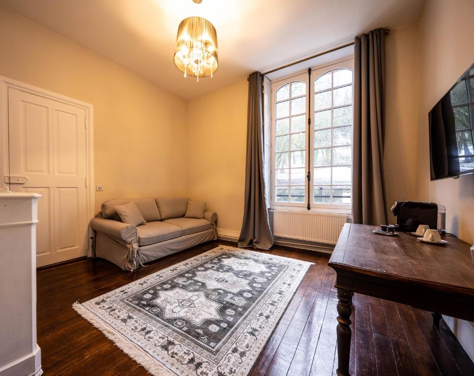 Posezení v ubytování Hotel Ô Château