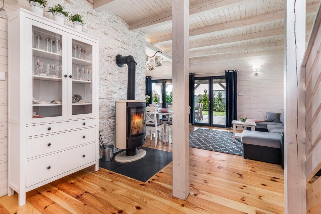 Posteľ alebo postele v izbe v ubytovaní Holiday House Cornello by Noclegi Renters