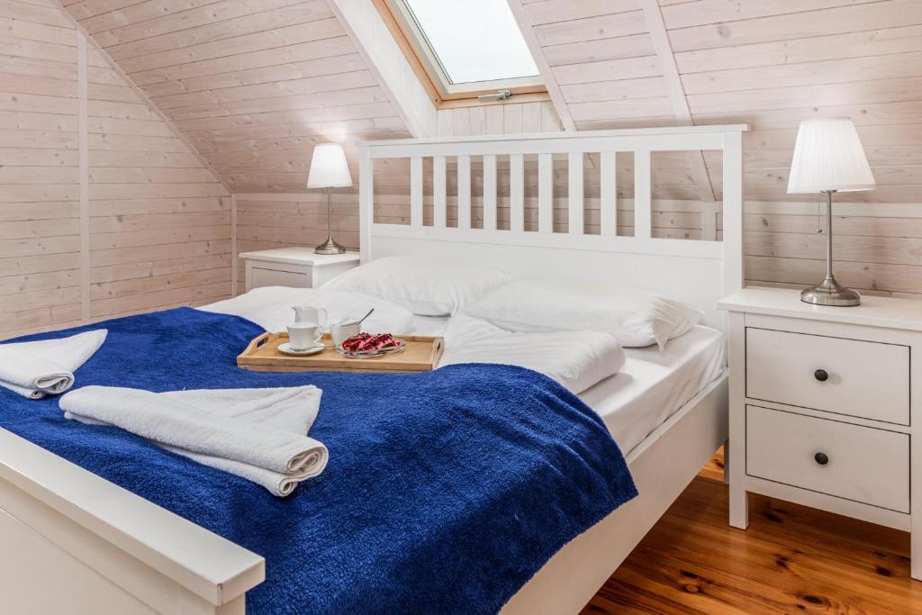 Posteľ alebo postele v izbe v ubytovaní Holiday House Cornello by Noclegi Renters