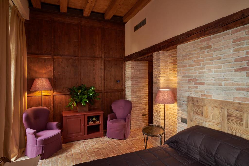 Posezení v ubytování Castello di Roncade