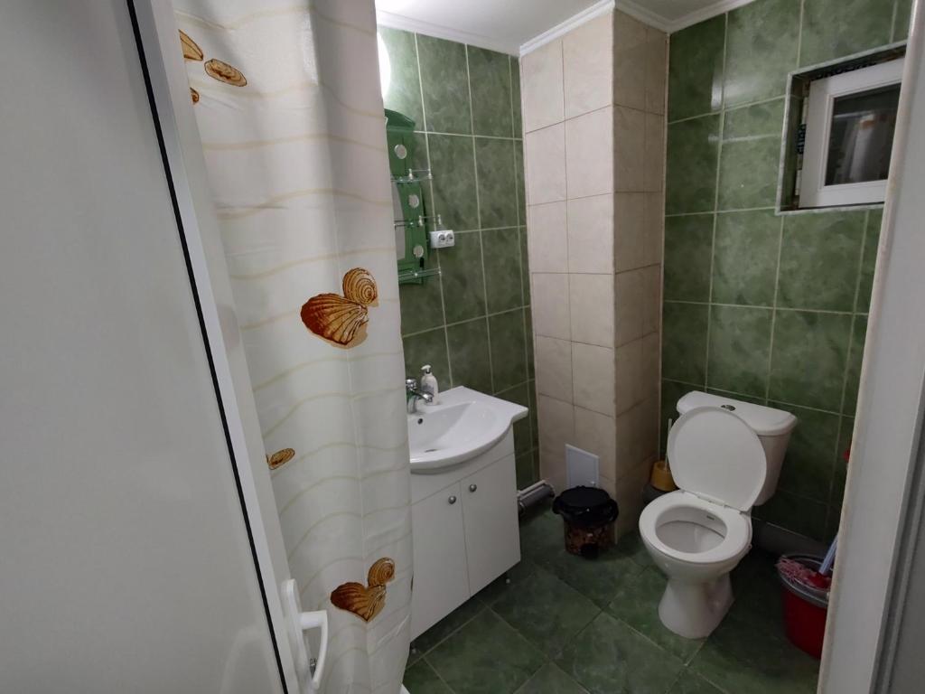 Koupelna v ubytování Casa Leny