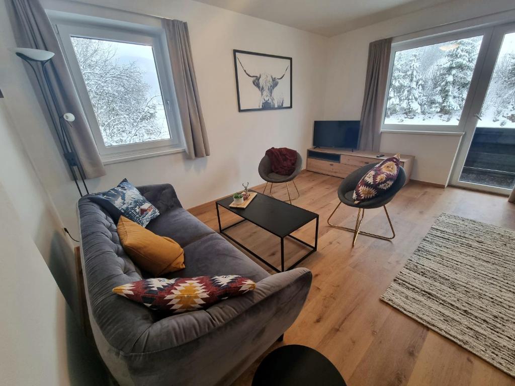 Część wypoczynkowa w obiekcie Ferienwohnung Kurz