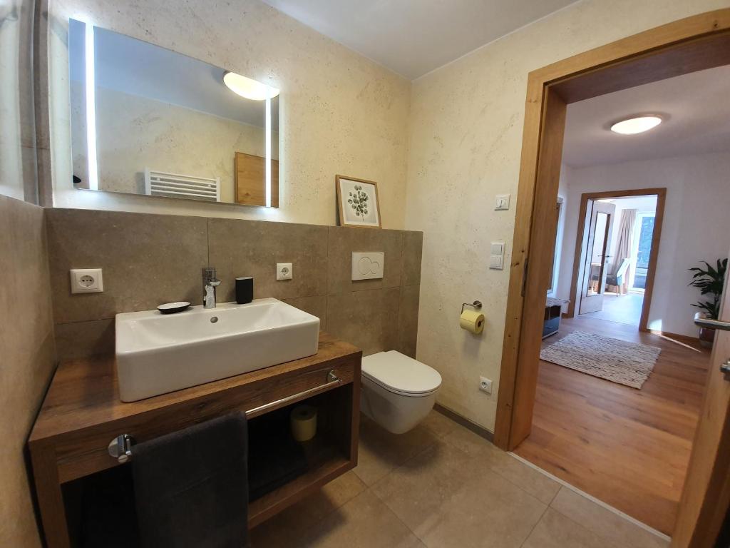 Łazienka w obiekcie Ferienwohnung Kurz