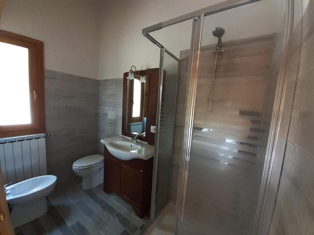 Kúpeľňa v ubytovaní Agriturismo D'Apostolo