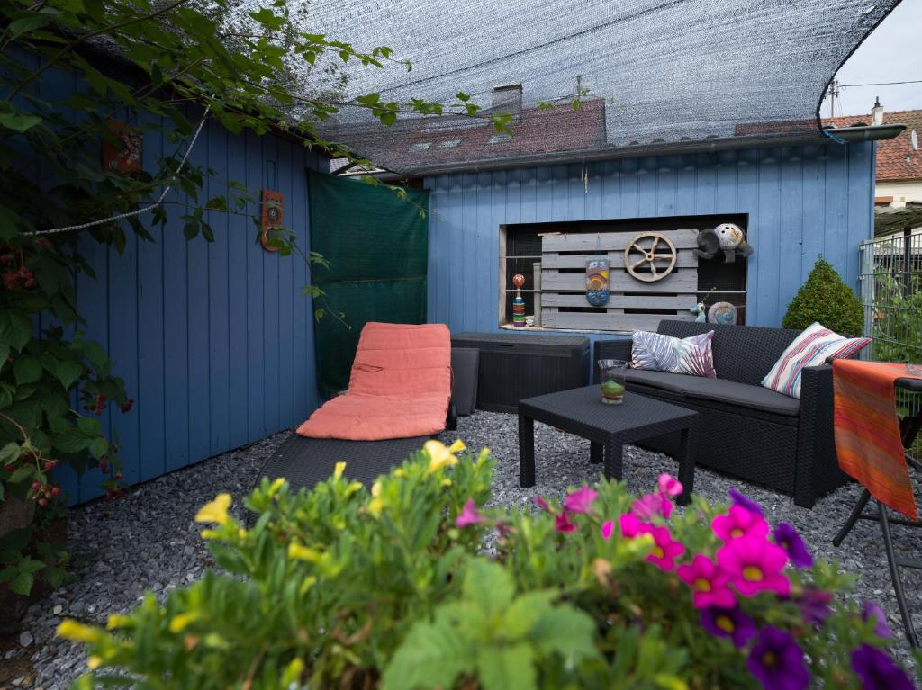 Zahrada ubytování Ferienwohnung Maxima
