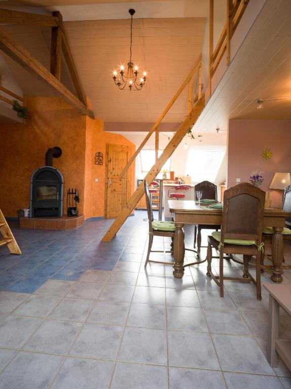 Posezení v ubytování Ferienwohnung Maxima