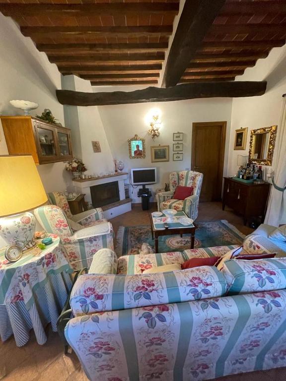 Casa di fascino all'interno della storica Tenuta di Villa Arceno nel Chianti