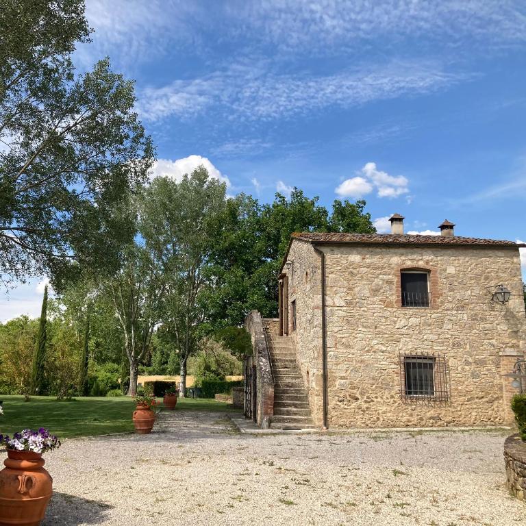 Vonkajšia záhrada v ubytovaní Podere La Chiusella B&B