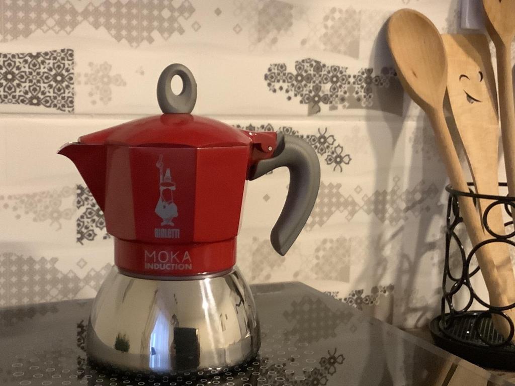 Zestaw do parzenia kawy i herbaty w obiekcie Ezüst Boróka Apartman