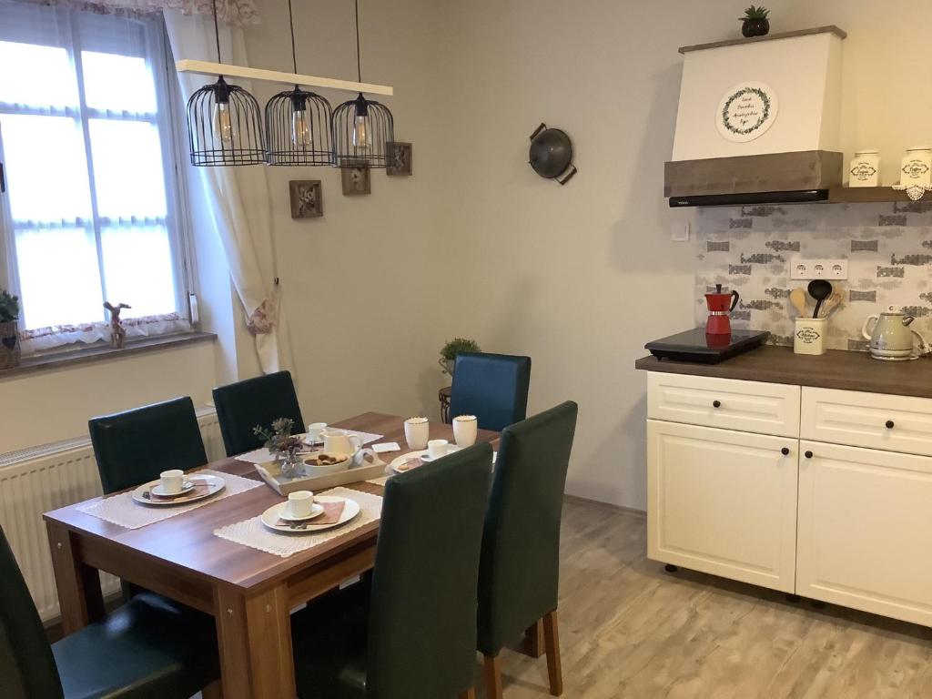 Kuchnia lub aneks kuchenny w obiekcie Ezüst Boróka Apartman