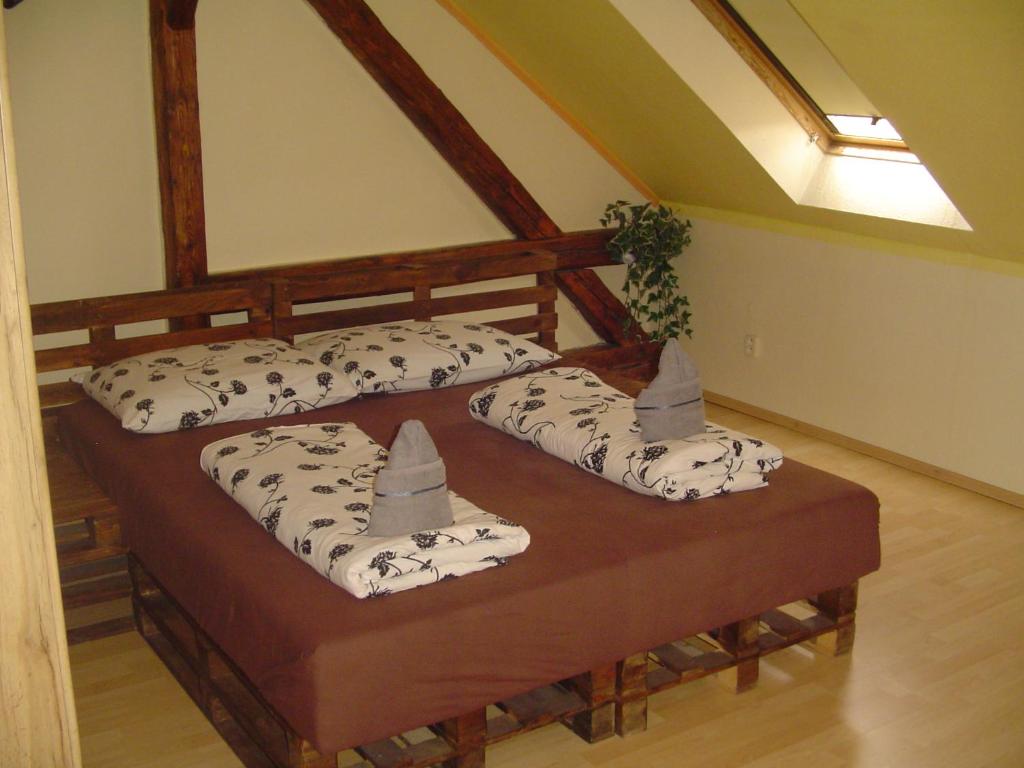 Postel nebo postele na pokoji v ubytování Villa Ametyst