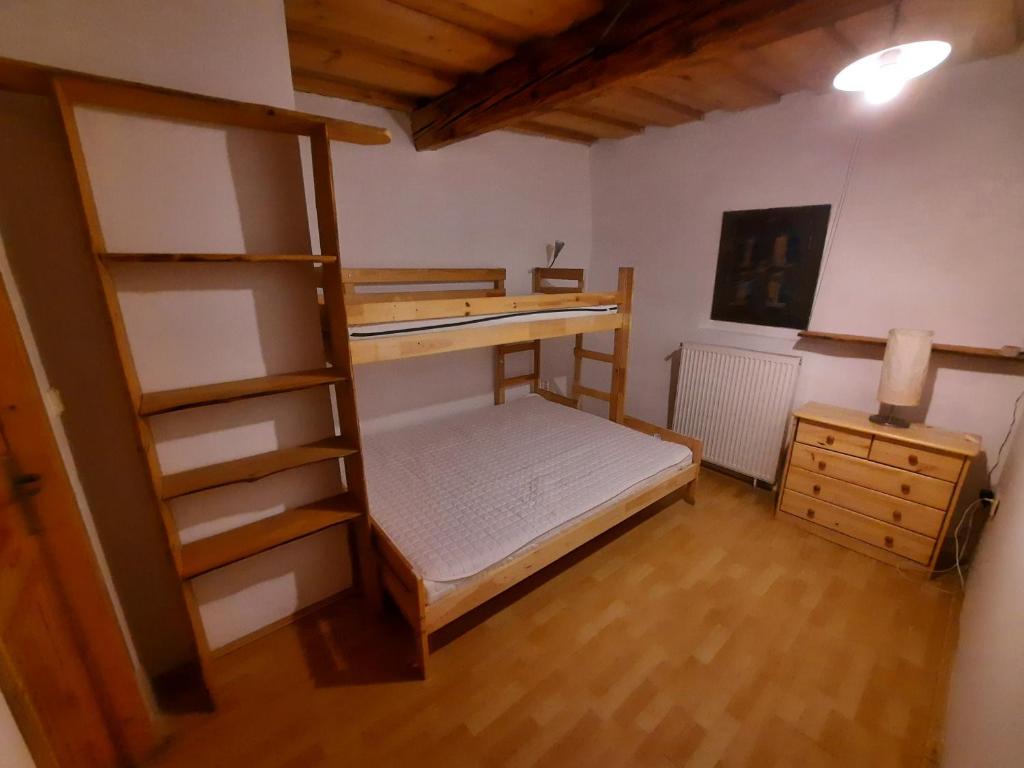 Postel nebo postele na pokoji v ubytování Chalupa U Kurišky